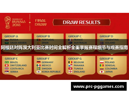 阿根廷对阵澳大利亚比赛时间全解析全面掌握赛程细节与观赛指南