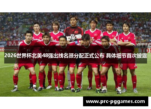 2026世界杯北美48强出线名额分配正式公布 具体细节首次披露 2026世界杯北美48强出线名额分配正式公布 具体细节首次披露